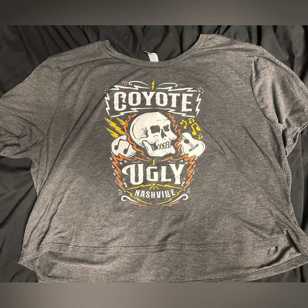 Coyote Ugly Nashville Skull Crop Top